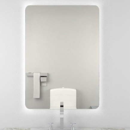 Garda LED Back Lit Mirror With Shaving Socket, Demister & Sensor Switch 500mm x 700mm